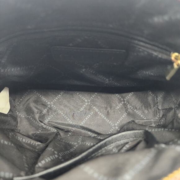 Steve Madden Floral Crossbody Purse BMAGGIE Bag Pink Gold Hardware - Picture 5 of 9